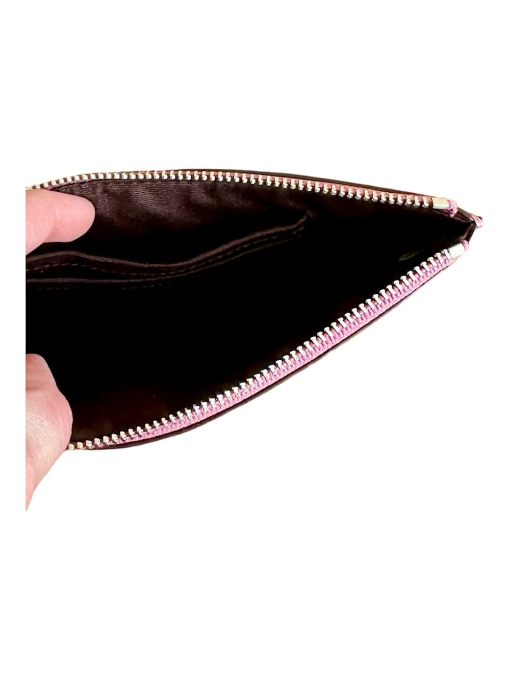 Coach Glitter Wristlet in Sparkling Plum Purple - Picture 5 of 5